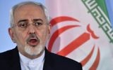 Iranian Foreign Minister Mohammad Javad Zarif attends a press conference in Berlin on June 27, 2017. (John Macdougall/AFP)