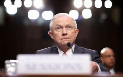 US Attorney General Jeff Sessions testifies before the Senate Intelligence Committee on Capitol Hill June 13, 2017. (Win McNamee/Getty Images/AFP)