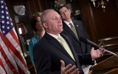 US Congressman Steve Scalise at a press conference in Washington, DC,  June 13, 2017. (Win McNamee/ Getty Images/ AFP/ File)