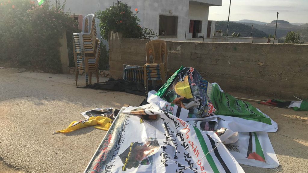 Inciting materials found at the West Bank home of a Palestinian terrorist who participated in the June 16, 2017 stabbing attack in Jerusalem's Damascus Gate that killed Border Police staff sergeant Hadas Malka, in the village of Deir Abu-Mashal near Ramallah, June 21, 2017. (Courtesy IDF) Inciting materials found at the West Bank home of a Palestinian terrorist who participated in the June 16, 2017 stabbing attack in Jerusalem's Damascus Gate that killed Border Police staff sergeant Hadas Malka, in the village of Deir Abu-Mashal near Ramallah, June 21, 2017. (Courtesy IDF)