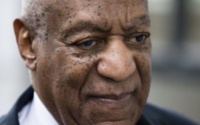 Bill Cosby arrives for his sexual assault trial at the Montgomery County Courthouse in Norristown, Pennsylvania on June 5, 2017. (AP/Matt Rourke)