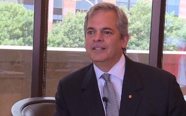 Austin Mayor Steve Adler, June 1, 2017. (Screenshot/KVUE)