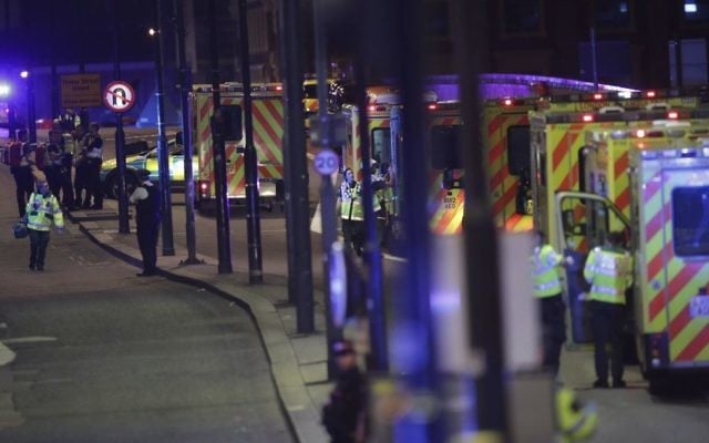 Emergency personnel on London Bridge after an incident in central London, June 3, 2017. (Dominic Lipinski/PA via AP) Emergency personnel on London Bridge after an incident in central London, June 3, 2017. (Dominic Lipinski/PA via AP)