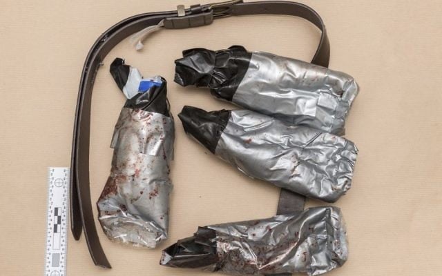An undated handout photo issued by the Metropolitan Police, London, and made available on Sunday June 11, 2017 of a fake suicide belt worn by one of the London Bridge attackers in the attacks of Saturday June 3 which killed several people and wounded dozens more. (Metropolitan Police London via AP) An undated handout photo issued by the Metropolitan Police, London, and made available on Sunday June 11, 2017 of a fake suicide belt worn by one of the London Bridge attackers in the attacks of Saturday June 3 which killed several people and wounded dozens more. (Metropolitan Police London via AP)