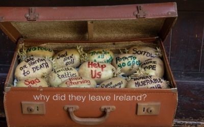 An empathy-building piece on why the Irish immigrated to England at London's Museum of Immigration and Diversity. (Ed Marshall/19 Princelet Street)