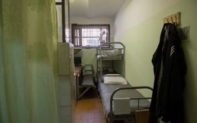 A cell in the Butryka Prison (Israeli embassy in Russia/Courtesy)