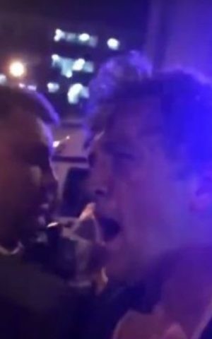 Screen capture from video showing police arresting Darren Osborne, the suspect in a car-ramming attack at Finsbury Park mosque, June 19, 2017. (YouTube/Sky News)