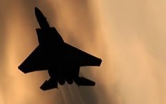 Illustrative. An Israeli F-15 fighter jet. (Tsahi Ben-Ami/Flash90)