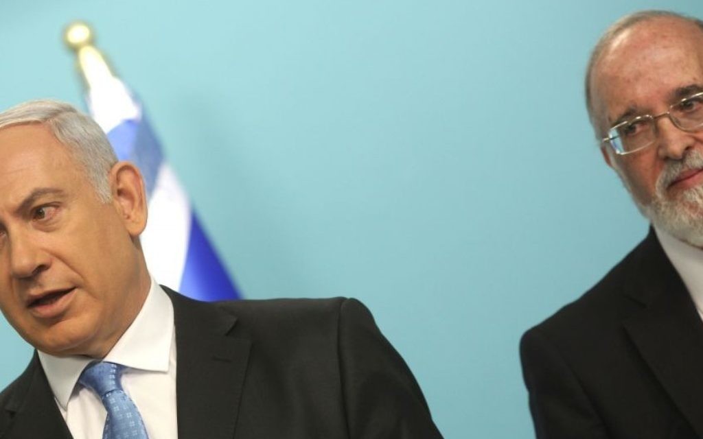 Professor Isaac Ben-Israel during a 2011 press conference with Prime Minister Benjamin Netanyahu announcing the establishment of a national bureau to focus on Israel's information protection capabilities and supervise development of the cyber sector (Kobi Gideon / Flash90.) Professor Isaac Ben-Israel during a 2011 press conference with Prime Minister Benjamin Netanyahu announcing the establishment of a national bureau to focus on Israel's information protection capabilities and supervise development of the cyber sector (Kobi Gideon / Flash90.)