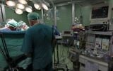 A monitor making sure vital signs of the patient are in check during open heart surgery at Wolfson Medical Center in Holon , September 12, 2011. (Illustrative photo: Nati Shohat/Flash90)