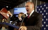 Republican congressman Clay Higgins addresses supporters after his victory in Louisiana's 3rd congressional district run-off election in Lake Charles, Louisiana, December 10, 2016. (Lee Celano/The Daily Advertiser via AP)