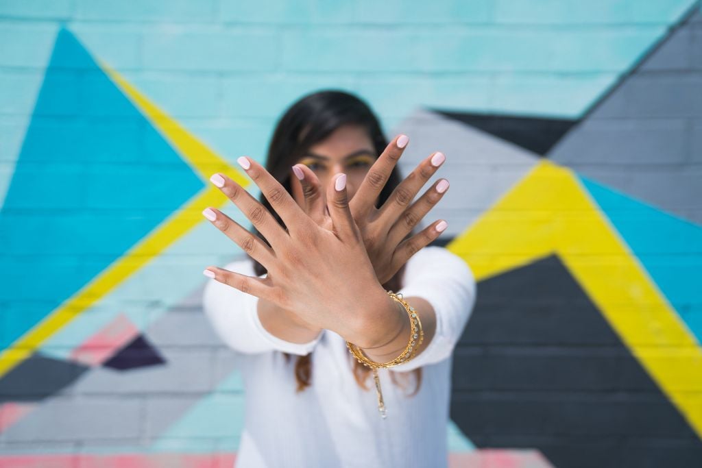 The capsule collection of halal-certified nail polish has six colors (Courtesy Orly)