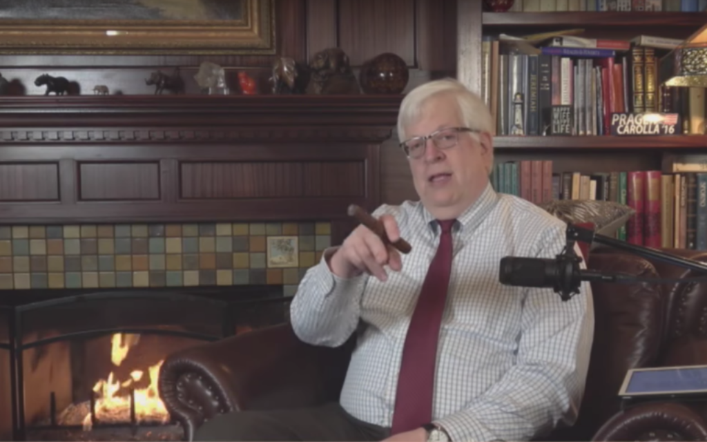 An April 2017 'Fireside Chat' with PragerU's Dennis Prager (YouTube screenshot) An April 2017 'Fireside Chat' with PragerU's Dennis Prager (YouTube screenshot)