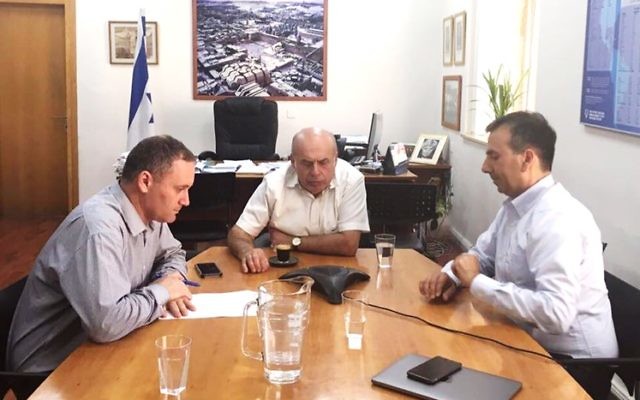 Jewish Agency Chairman Natan Sharansky briefs the organization's emissaries around the world via conference call, June 27, 2017. (The Jewish Agency for Israel) Jewish Agency Chairman Natan Sharansky briefs the organization's emissaries around the world via conference call, June 27, 2017. (The Jewish Agency for Israel)