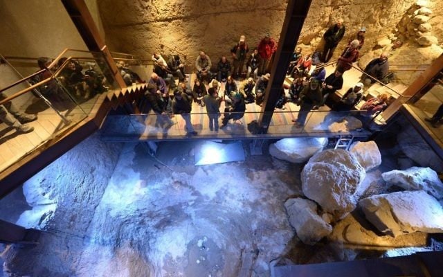 The Spring Citadel was excavated in the City of David National Park by dozens of researchers led by Professor Ronny Reich of the University of Haifa and Eli Shukrun of the Israel Antiquities Authority and dated to 3,800 years ago. (City of David)