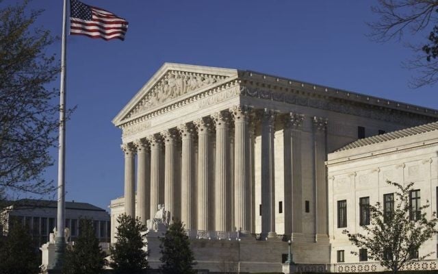 The US Supreme Court Building is seen in Washington, April 4, 2017. (AP/Scott Applewhite,) The US Supreme Court Building is seen in Washington, April 4, 2017. (AP/Scott Applewhite,)