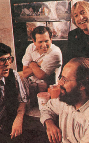 The original founding members of Nelvana, among them Michael Hirsh. (Courtesy)
