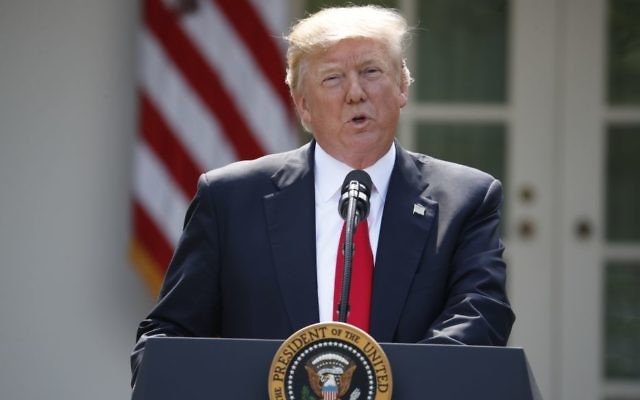 US President Donald Trump speaks about the US role in the Paris climate change accord, Thursday, June 1, 2017, in the Rose Garden of the White House in Washington. (AP Photo/Pablo Martinez Monsivais) US President Donald Trump speaks about the US role in the Paris climate change accord, Thursday, June 1, 2017, in the Rose Garden of the White House in Washington. (AP Photo/Pablo Martinez Monsivais)
