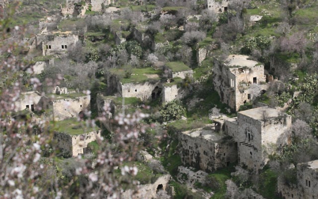 The Arab village of Lifta in Erezim Valley in Jerusalem on Feb 27, 2008 Photo by Yossi Zamir/Flash90 The Arab village of Lifta in Erezim Valley in Jerusalem on Feb 27, 2008 Photo by Yossi Zamir/Flash90