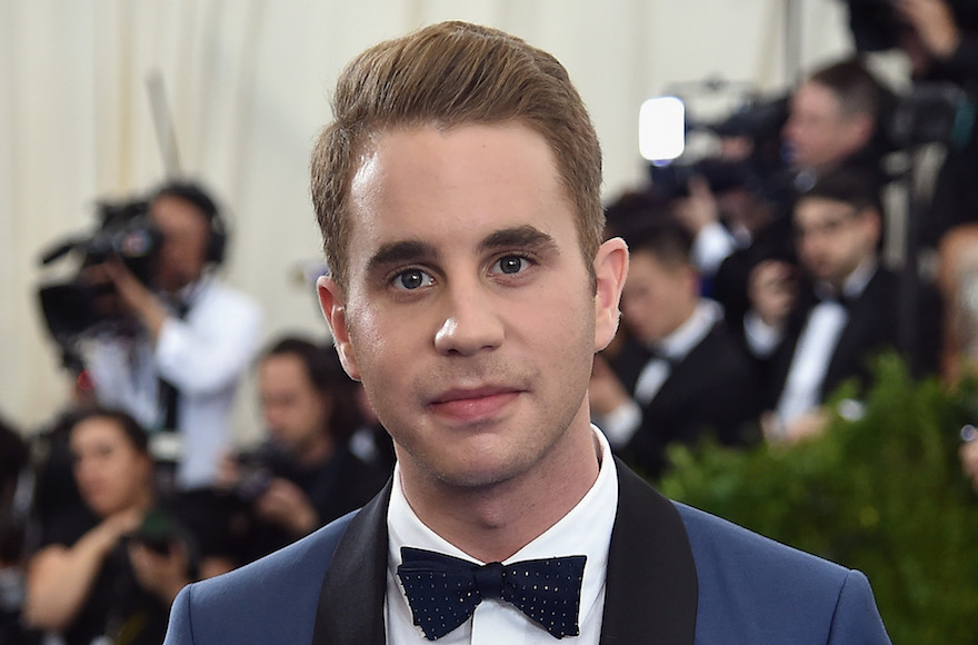 Ben Platt at the Metropolitan Museum of Art in New York City, May 1, 2017. (Theo Wargo/Getty Images For US Weekly/ JTA) Ben Platt at the Metropolitan Museum of Art in New York City, May 1, 2017. (Theo Wargo/Getty Images For US Weekly/ JTA)