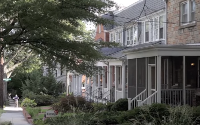 Washington DC's Glover Park neighborhood. (Screen Capture/YouTube)