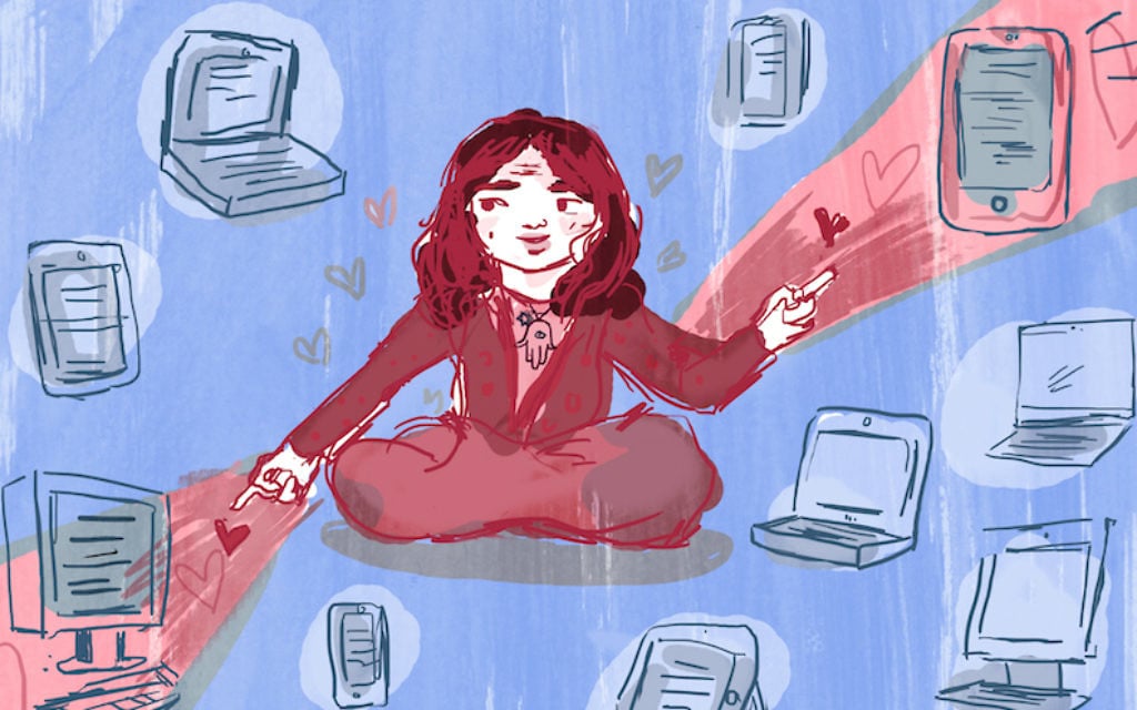Online matchmaking gets a boost during the coronavirus crisis . (Lior Zaltzman/JTA) Online matchmaking gets a boost during the coronavirus crisis . (Lior Zaltzman/JTA)
