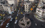 View from above the Manara Square in the center of the West Bank city of Ramallah, September 11, 2011. (Nati Shohat/FLASH90)