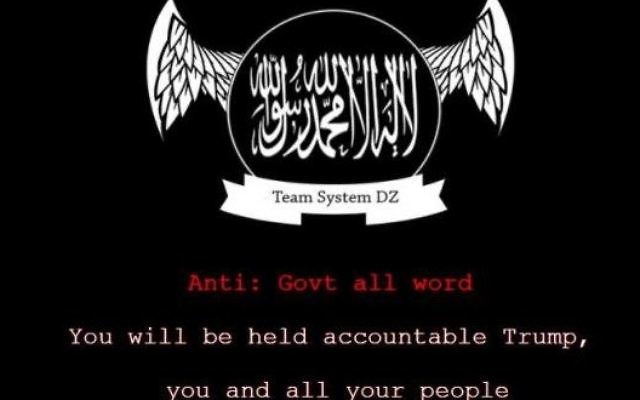 A screenshot of the message posted on John Kasich's website after a pro-Islamic State hack, June 25, 2017. (Screenshot via UPI) A screenshot of the message posted on John Kasich's website after a pro-Islamic State hack, June 25, 2017. (Screenshot via UPI)