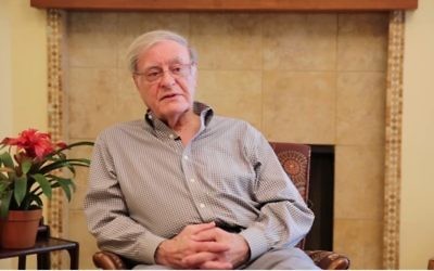 Holocaust survivor Henry Oster during an interview with Buzzfeed published on May 22, 2016 (screen capture/YouTube)