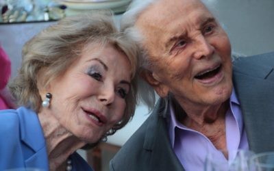 Kirk and Anne Douglas at their 60th wedding anniversary in 2014. (Christopher Briscoe)