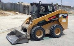 The tractor which crushed a two-year-old girl in the Bedouin village of Tarabin, southern Israel, June 20, 2017. (Police spokesperson’s office)