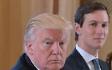 President Donald Trump, left, with senior adviser Jared Kushner during a meeting in Rome with Prime Minister Paolo Gentiloni of Italy, May 24, 2017. (Mandel Ngan/AFP/Getty Images)