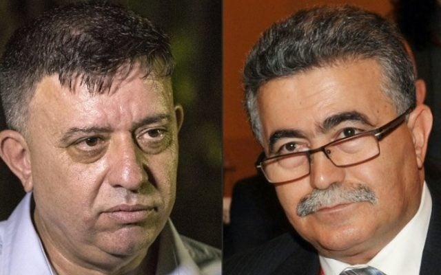 Amir Peretz (R) and Avi Gabbay (L). (AFP Photo/Jack Guez and Ozan Kose) Amir Peretz (R) and Avi Gabbay (L). (AFP Photo/Jack Guez and Ozan Kose)