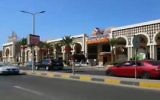 A screen shot from an AFPTV video shows the road outside a hotel along the beach promenade where a stabbing attack took place in the Red Sea Resort of Hurghada on July 14, 2017. (AFP PHOTO / AFPTV / STRINGER)