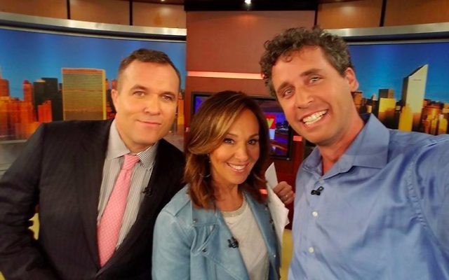 Ari Nagel (right) on the set of WNYW's Good Day New York with hosts Greg Kelly and Rosanna Scotto. Nagel has received a significant amount of media attention for his 'Sperminator' activities. (Facebook) Ari Nagel (right) on the set of WNYW's Good Day New York with hosts Greg Kelly and Rosanna Scotto. Nagel has received a significant amount of media attention for his 'Sperminator' activities. (Facebook)