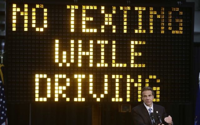 In this May 31, 2013 file photo, New York Gov. Andrew Cuomo speaks during a news conference to announce the increase in penalties for texting while driving in New York. (AP Photo/Frank Franklin II) In this May 31, 2013 file photo, New York Gov. Andrew Cuomo speaks during a news conference to announce the increase in penalties for texting while driving in New York. (AP Photo/Frank Franklin II)
