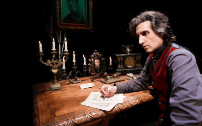 Hershey Felder as Pyotr Tchaikovsky in his latest show, 'Our Great Tchaikovsky.' (Hershey Felder Presents/via JTA)