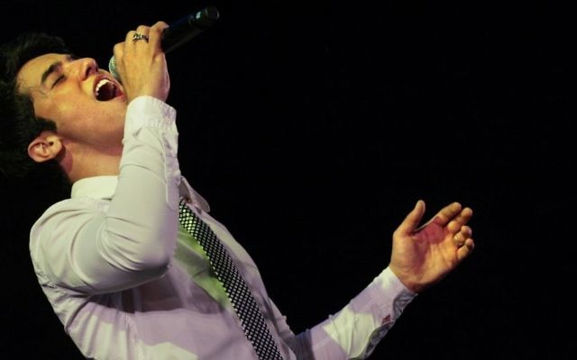 Israeli pop singer Harel Skaat performs during a concert celebrating Jerusalem Day in Saker Park in Jerusalem, May 15, 2007. (Michal Fattal/Flash90) Israeli pop singer Harel Skaat performs during a concert celebrating Jerusalem Day in Saker Park in Jerusalem, May 15, 2007. (Michal Fattal/Flash90)