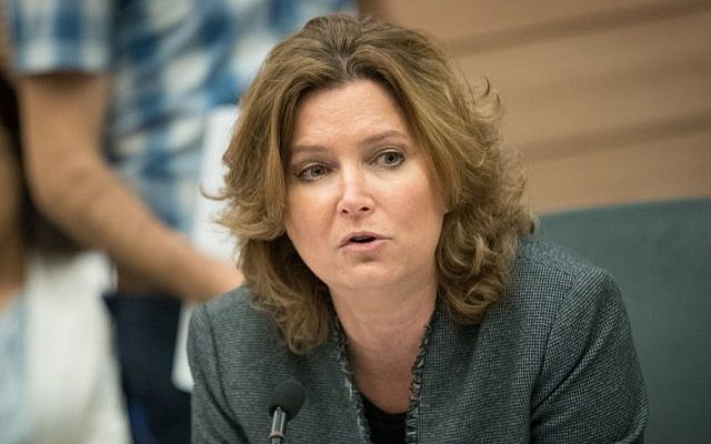 MK Michal Rozin attends a Constitution, Law, and Justice, Committee meeting in the Knesset, July 25, 2017. (Yonatan Sindel/Flash90)