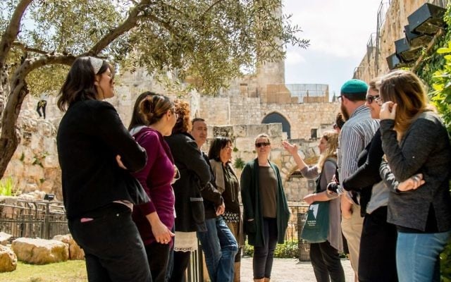 Group tours at The Tower of David Museum. (Ricky Rachman) Group tours at The Tower of David Museum. (Ricky Rachman)