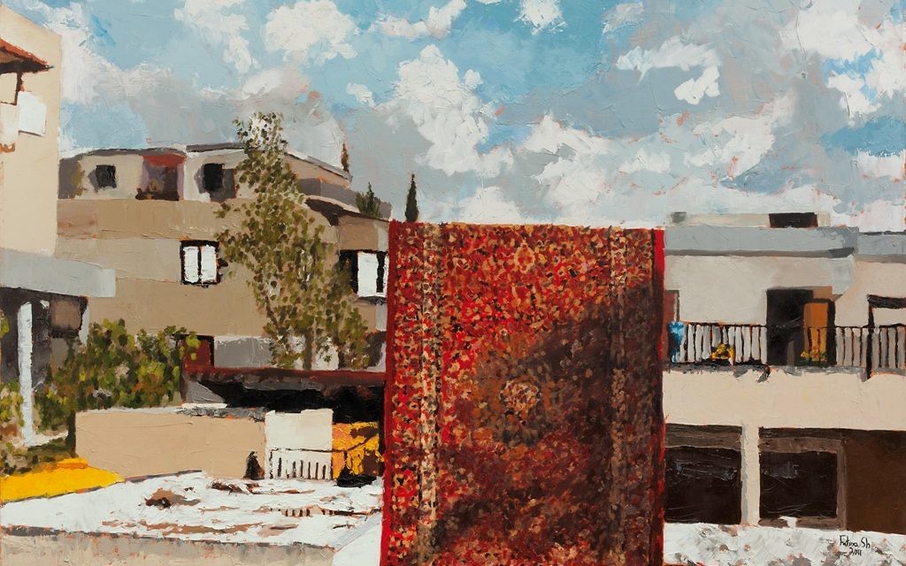 'Hanging Carpet 2011' by Fatma Shanan (Courtesy Fatma Shanan) 'Hanging Carpet 2011' by Fatma Shanan (Courtesy Fatma Shanan)