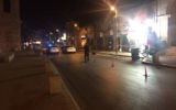 Police at the scene of a stabbing in Jaffa, July 27, 2017. (Israel Police spokesperson)