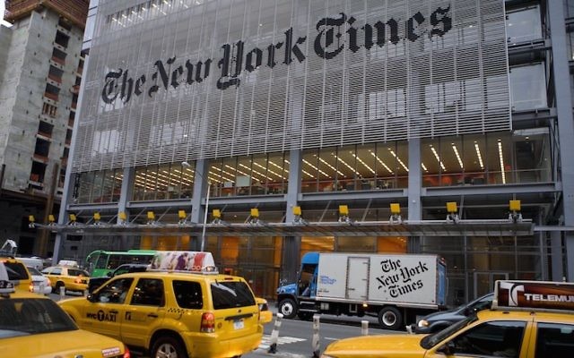 Illustrative photo of the New York Times building (Jonathan Torgovnik/Getty Images) Illustrative photo of the New York Times building (Jonathan Torgovnik/Getty Images)