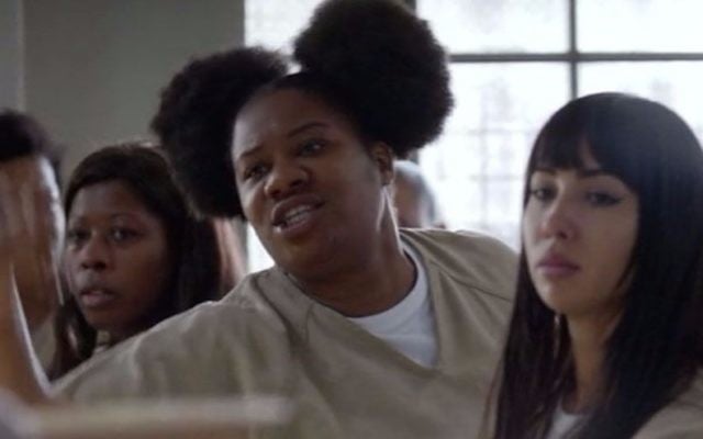 An episode of “Orange Is the New Black” featuring Cindy. played by Adrienne C. Moore (c), inspired Scottish prisoners to say they were Jewish in order to demand kosher food. (Courtesy of Netflix via JTA) An episode of “Orange Is the New Black” featuring Cindy. played by Adrienne C. Moore (c), inspired Scottish prisoners to say they were Jewish in order to demand kosher food. (Courtesy of Netflix via JTA)