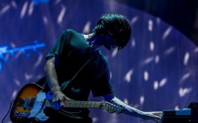 British rock band Radiohead performs in Tel Aviv's Hayarkon Park on July 19, 2017. (Courtesy)