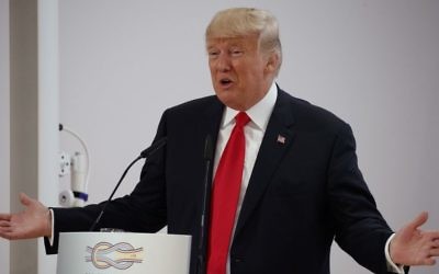 US President Donald Trump speaks during the Women's Entrepreneurship Finance event at the G20 Summit, Saturday, July 8, 2017, in Hamburg. (AP Photo/Evan Vucci) US President Donald Trump speaks during the Women's Entrepreneurship Finance event at the G20 Summit, Saturday, July 8, 2017, in Hamburg. (AP Photo/Evan Vucci)