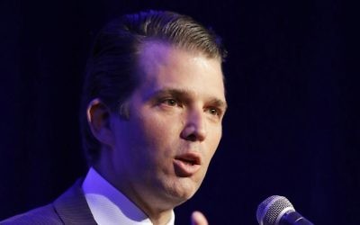 In this May 8, 2017 file photo, Donald Trump Jr. speaks in Indianapolis. (AP/Darron Cummings)