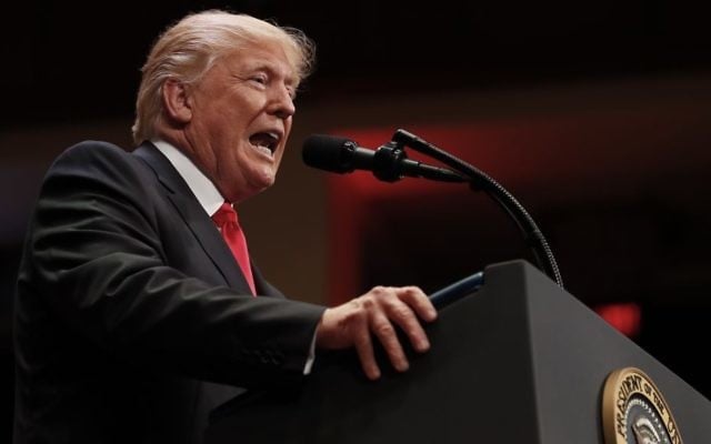 In this July 1, 2017 file photo, US President Donald Trump speaks in Washington. (AP Photo/Carolyn Kaster, File) In this July 1, 2017 file photo, US President Donald Trump speaks in Washington. (AP Photo/Carolyn Kaster, File)