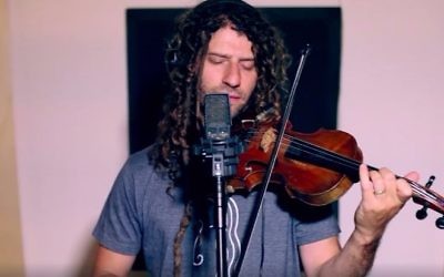 Jerusalem fiddler Michael Greilsammer shows his love for rock band Radiohead with his version of 'No Surprises' (Courtesy Michael Greilsammer)