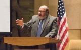 Illustrative: Rabbi Morris Allen of the Conservative Beth Jacob Congregation in Minnesota. (Courtesy of the Masorti Foundation via JTA)